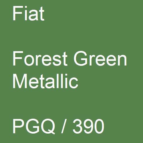 Fiat, Forest Green Metallic, PGQ / 390.